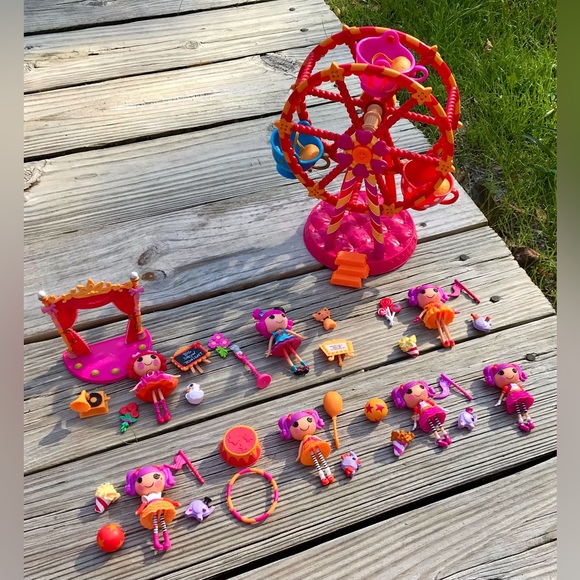 LALALOOPSY Ferris Wheel Peanut Big Top Tippy Harmony Mini Dolls Pets Accessories - Picture 1 of 14